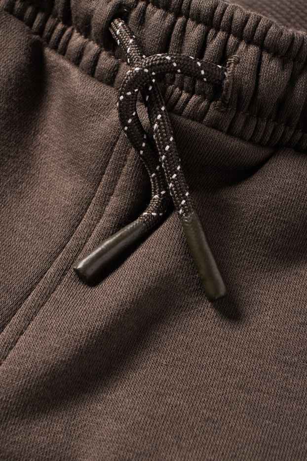 Kinder Jungen - Cargo-Jogginghose - dunkelbraun