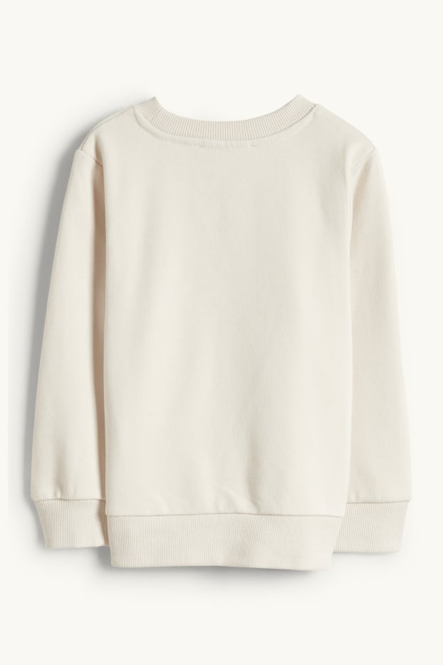 Kinder Jungen - Traktor - Sweatshirt - hellbeige