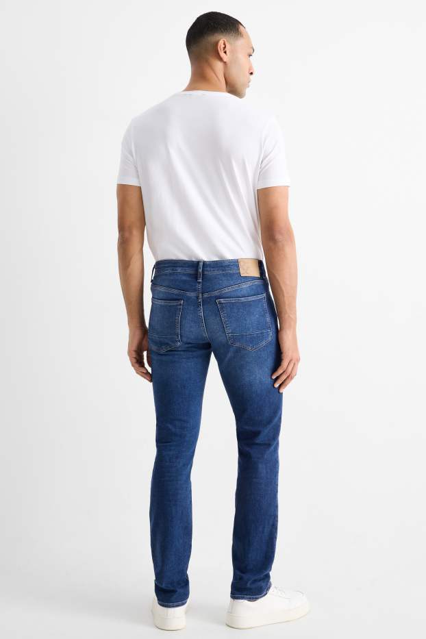Pánské - Slim jeans - jog denim - LYCRA® - džíny - modré