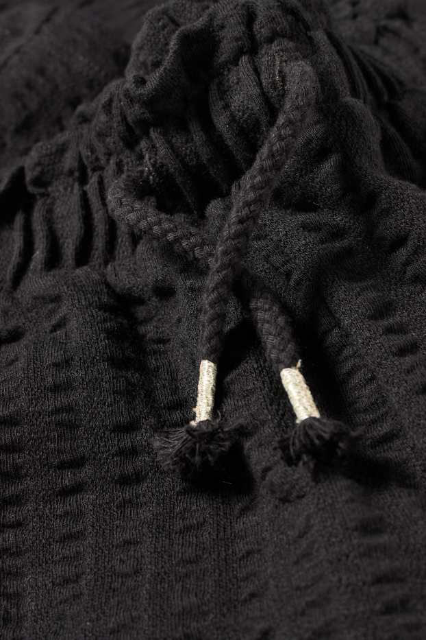 Kinderen: meisjes - Jersey broek - zwart