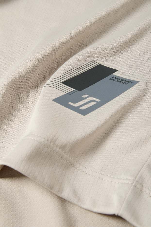 Herren - Funktions-Tank-Top - taupe