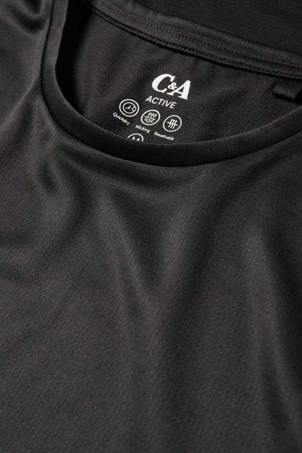 Herren - Funktions-Tank-Top - schwarz