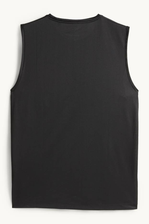 Herren - Funktions-Tank-Top - schwarz