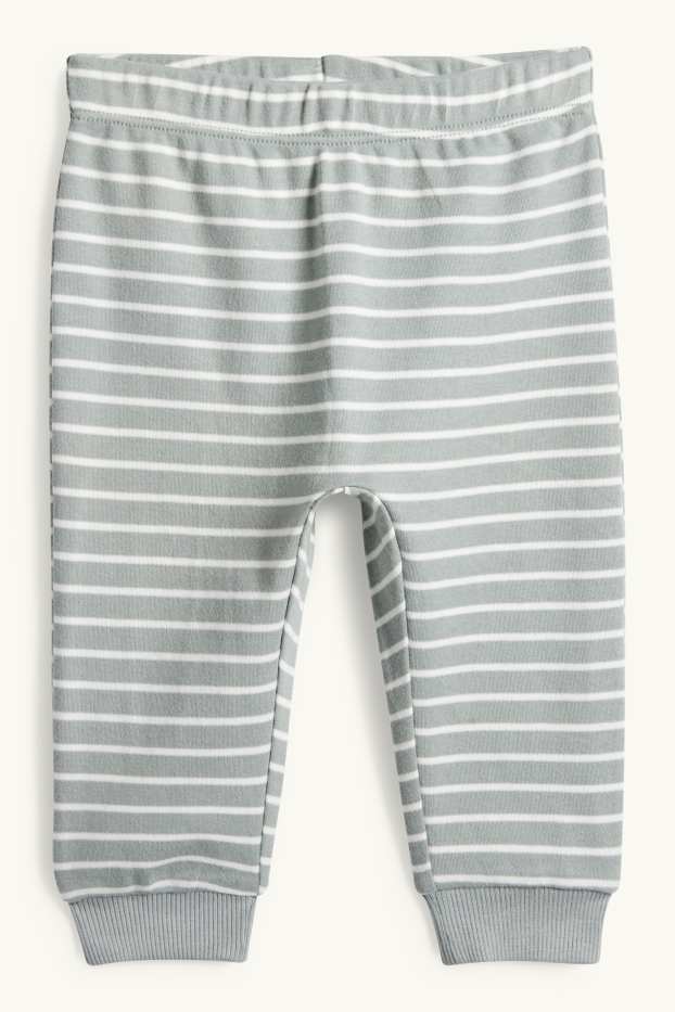 Miminka - chlapci - Žirafa, slon a chameleon - pyžamo pro miminka - 2dílné - bílá