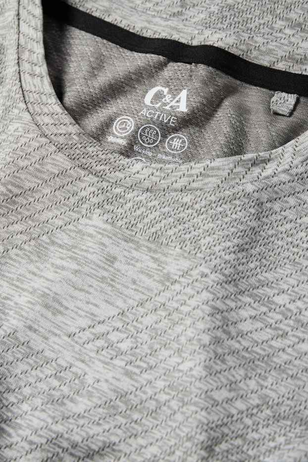 Heren - Sportshirt - regular fit - grijs