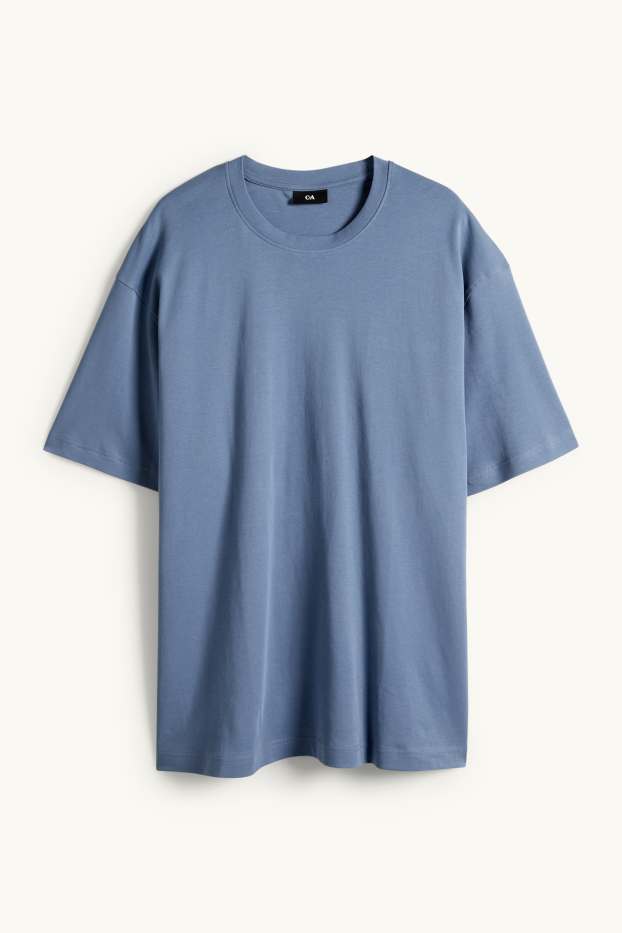 Herren - T-Shirt - Relaxed Fit - blau