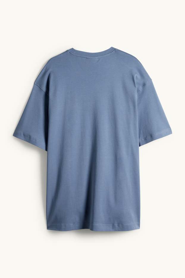 Herren - T-Shirt - Relaxed Fit - blau
