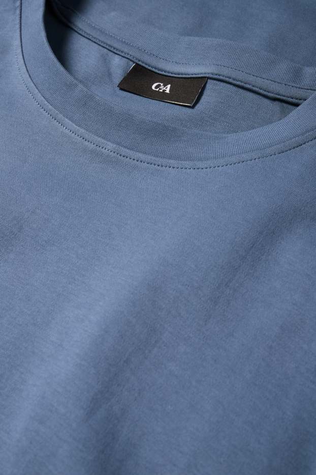 Herren - T-Shirt - Relaxed Fit - blau