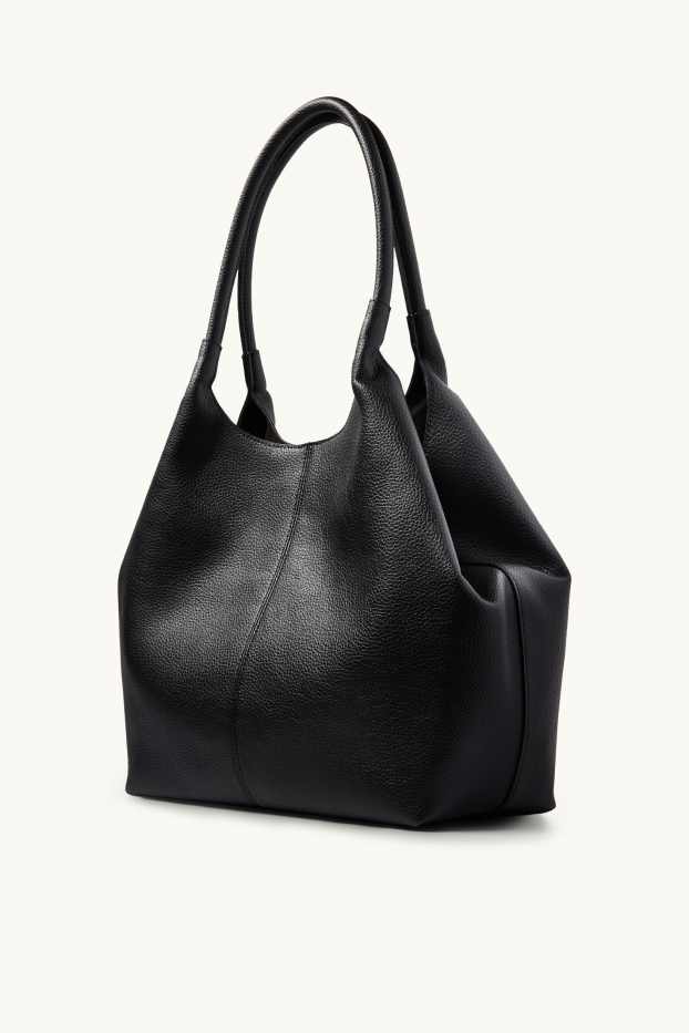 Dona - Bossa shopper gran - pell sintètica - negre