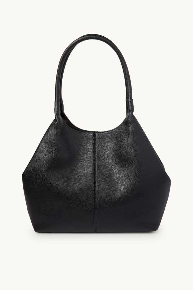 Dona - Bossa shopper gran - pell sintètica - negre