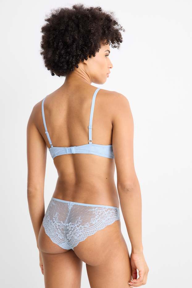 Damen - Brazilian Slip - hellblau