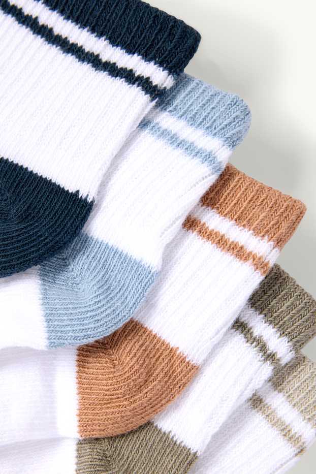 Baby Buben - Multipack 5er - Baby-Socken - weiß