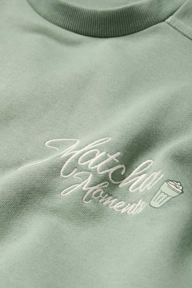 Damen - Sweatshirt - hellgrün