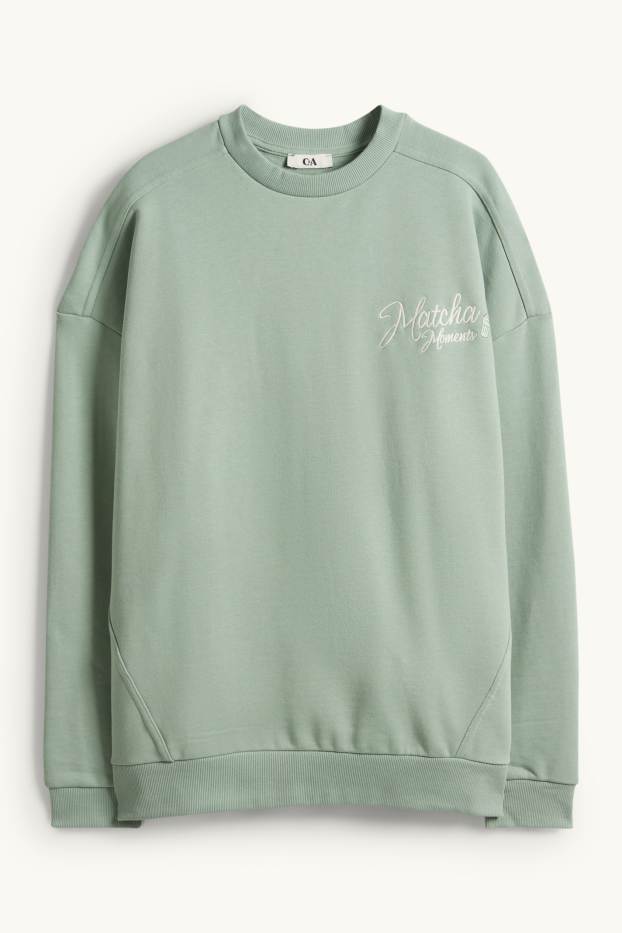 Damen - Sweatshirt - hellgrün