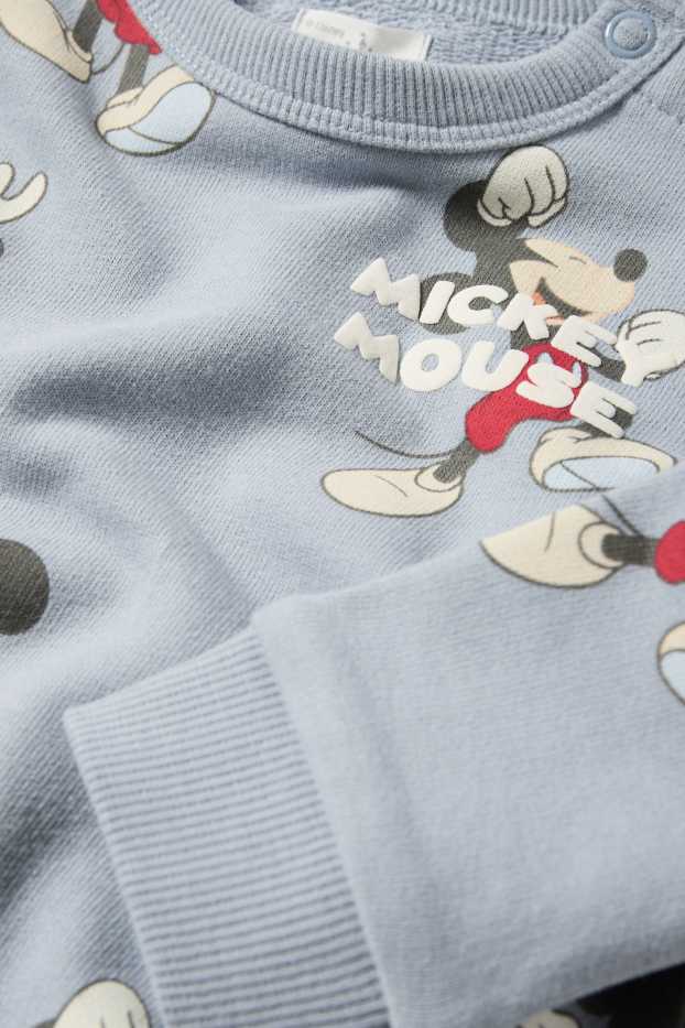 Baby Buben - Micky Maus - Baby-Sweatshirt - blau