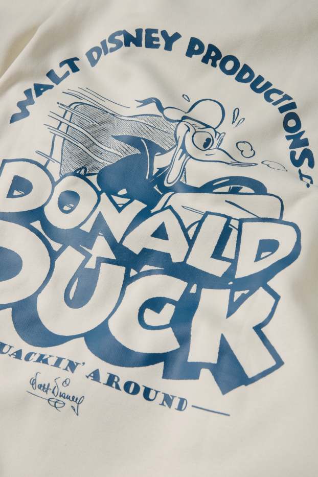 Bărbați - Hanorac supradimensionat - Donald Duck - bej deschis