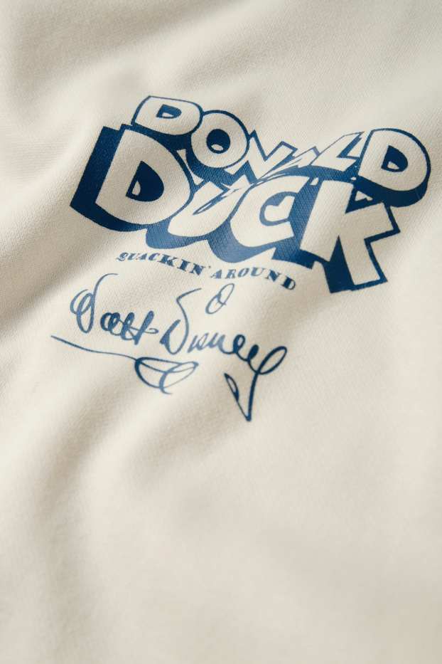 Bărbați - Hanorac supradimensionat - Donald Duck - bej deschis