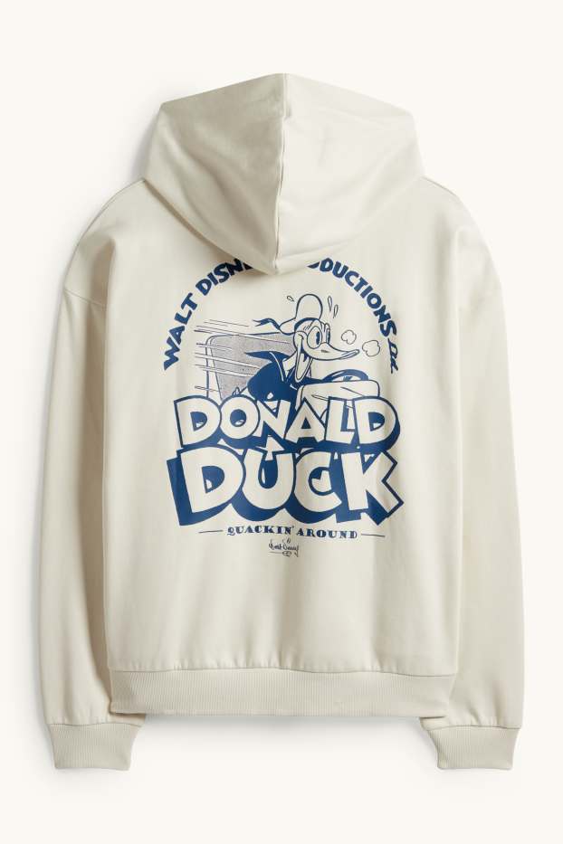 Bărbați - Hanorac supradimensionat - Donald Duck - bej deschis