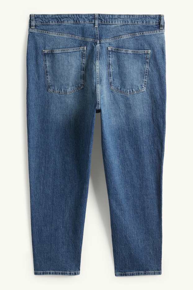 Damen - Mom Jeans - High Waist - LYCRA® - jeansblau