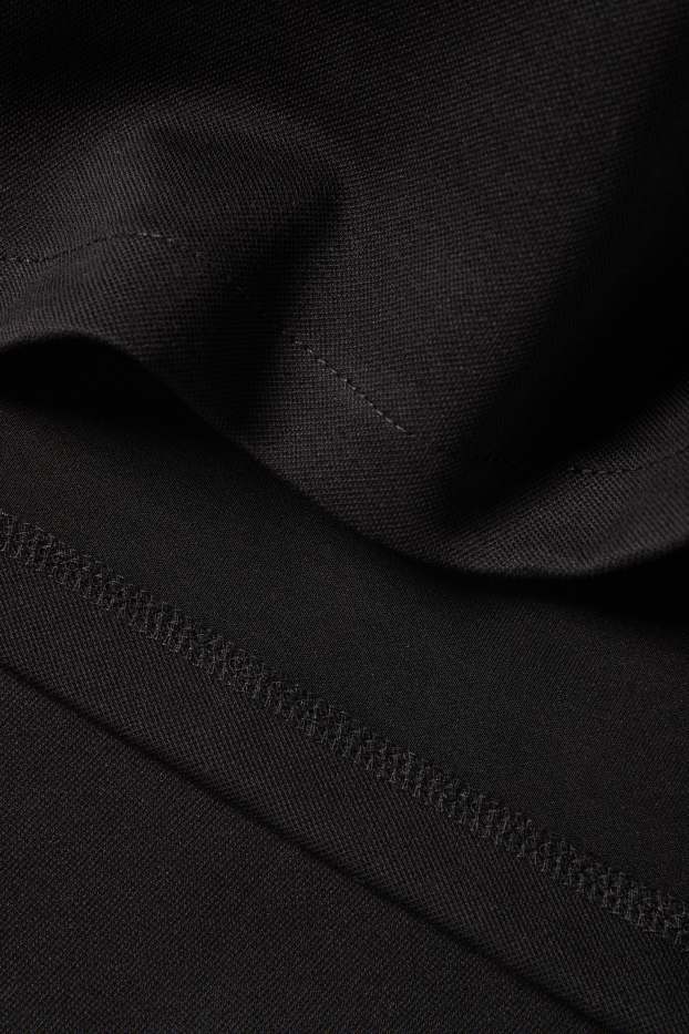 Heren - Sweatshort - met structuur - zwart