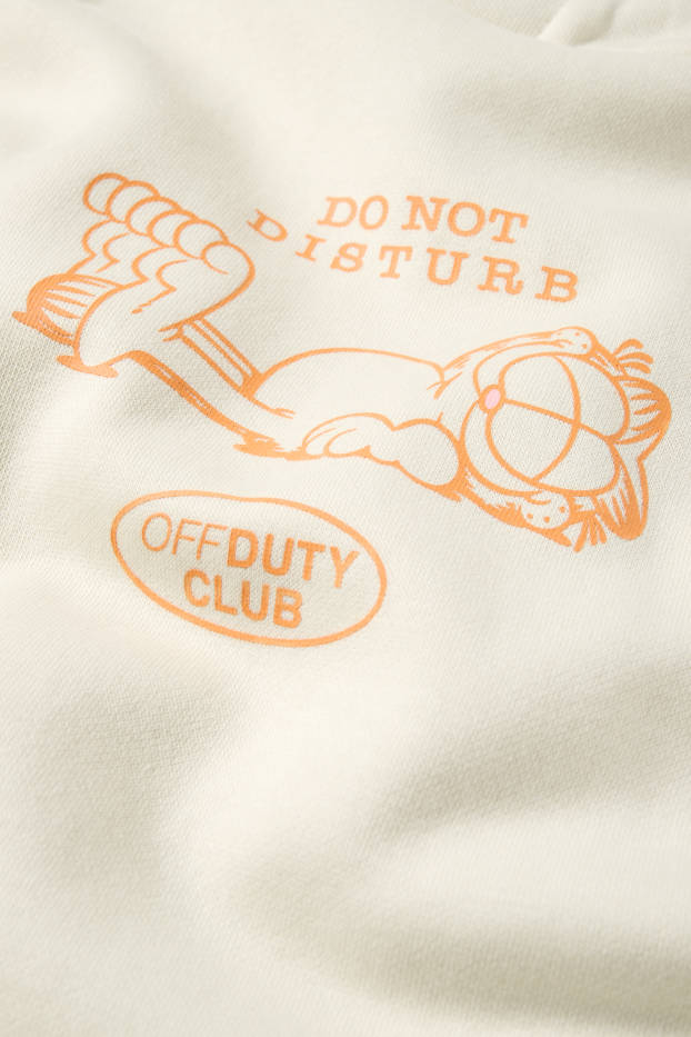 Bărbați - Hanorac supradimensionat - Garfield - bej deschis