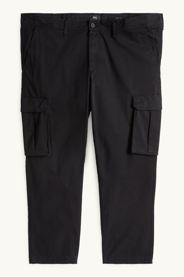 Home - Pantalons cargo - tapered fit - negre