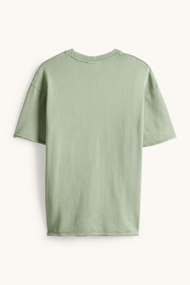 Hommes - T-shirt - relaxed fit - vert clair