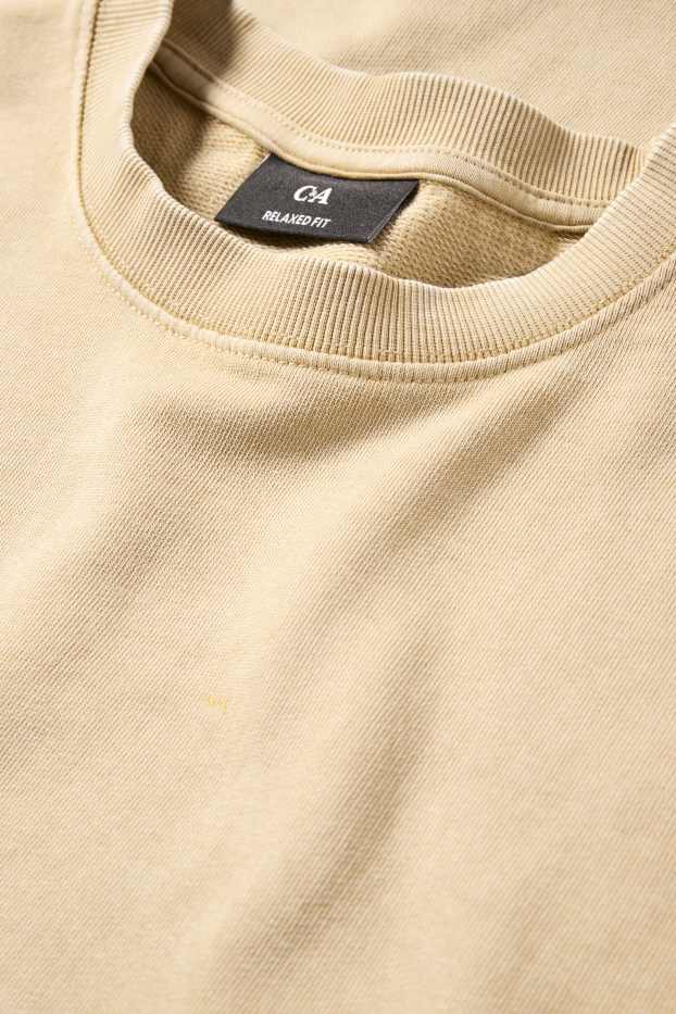 Hommes - T-shirt - relaxed fit - beige