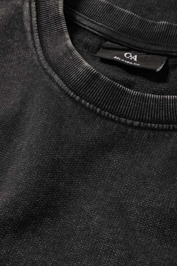 Hommes - T-shirt - relaxed fit - noir