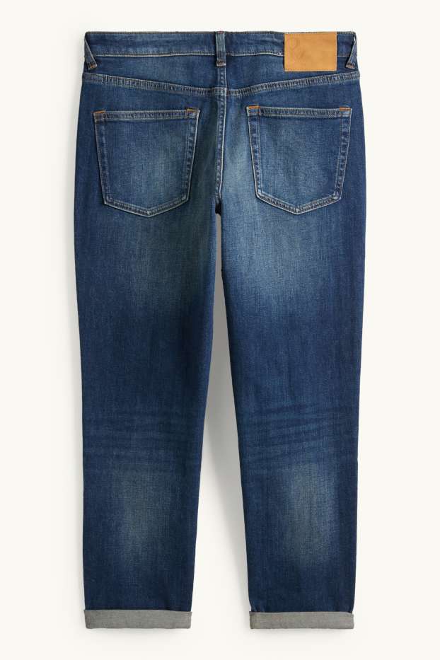 Femmes - Boyfriend jean - mid waist - jean bleu-gris