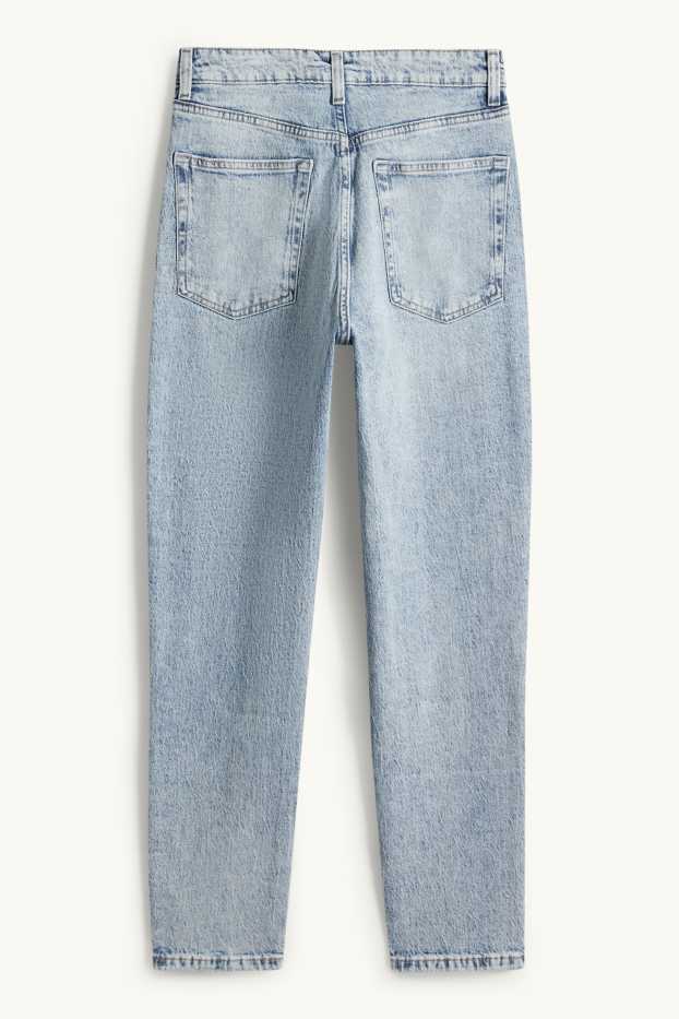 Damen - Mom Jeans - High Waist - LYCRA® - helljeansblau