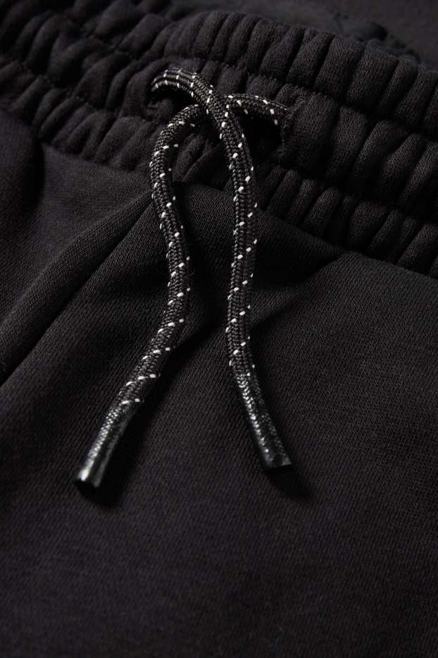 Enfants garçons - Pantalon de jogging cargo - noir