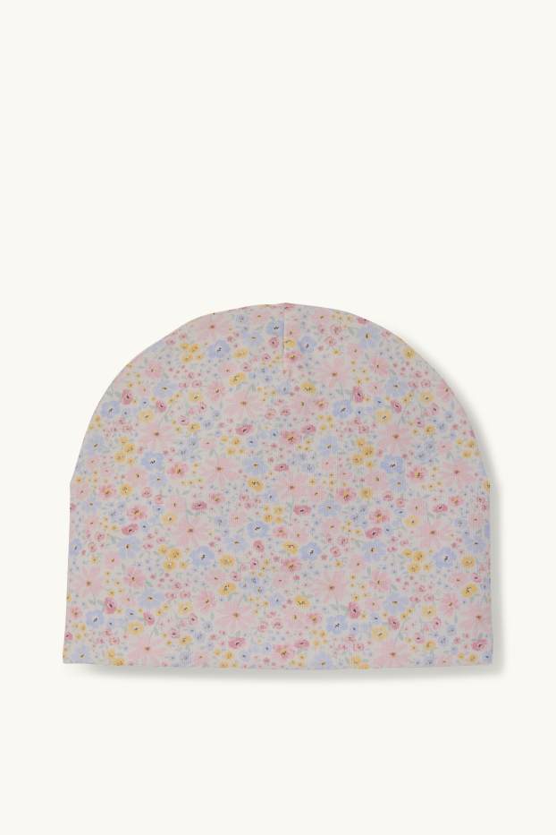 Kinder Mädchen - Blume - Mütze - bunt