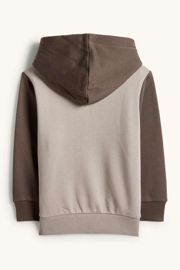 Kinder Jungen - Spider-Man - Hoodie - Glanz-Effekt - taupe