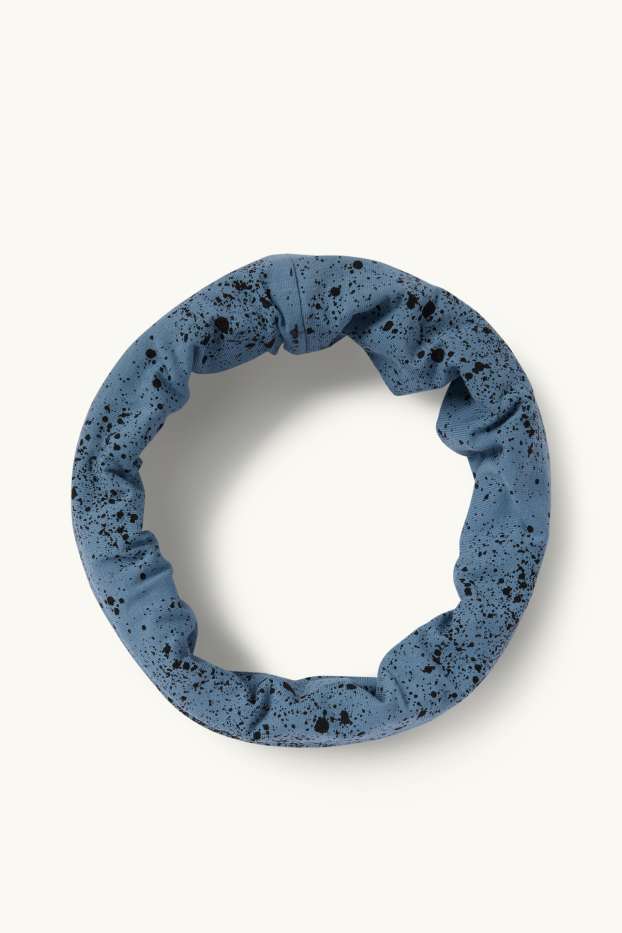 Enfants garçons - Tour de cou - à motif - bleu