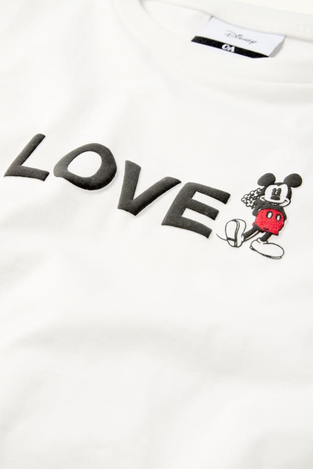 Femmes - T-shirt - regular fit - Mickey Mouse - blanc