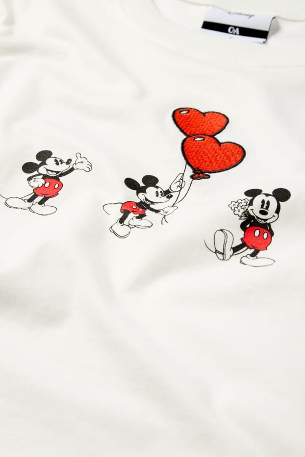 Femmes - T-shirt - regular fit - Mickey Mouse - blanc
