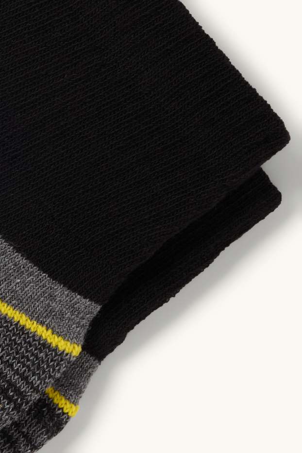 Bărbați - Multipack 5 perechi - șosete scurte - negru