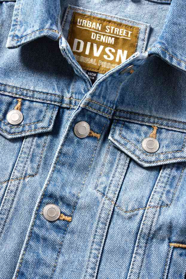 Enfants garçons - Veste en jean - jean bleu clair