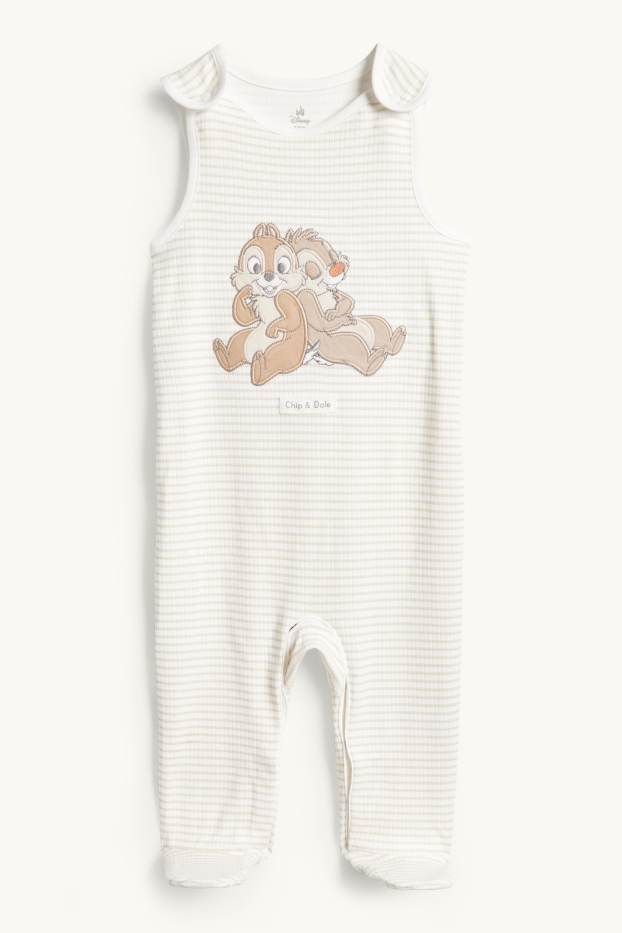 Unisex - Chip & Chap - Strampler-Set - 2 teilig - hellbeige