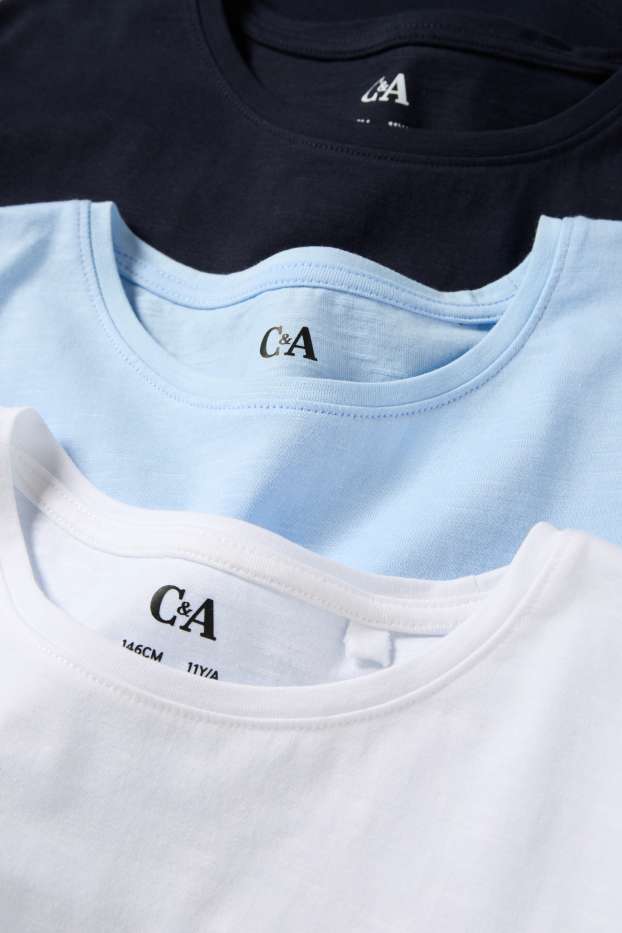 Niñas - Pack de 3 - camisetas de manga corta - blanco