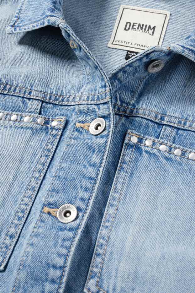 Kinder Mädchen - Jeansjacke - helljeansblau