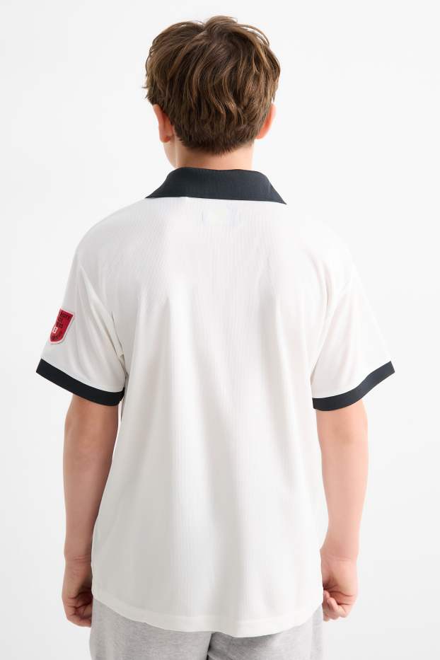 Enfants garçons - Football - T-shirt de sport - blanc