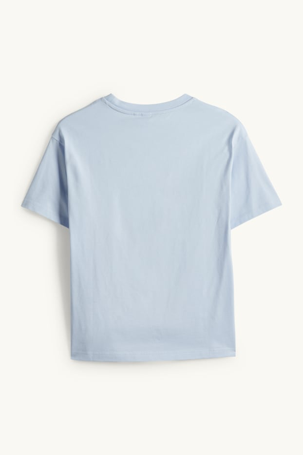 Copii - Fete - Kuromi - tricou cu mânecă scurtă - albastru deschis