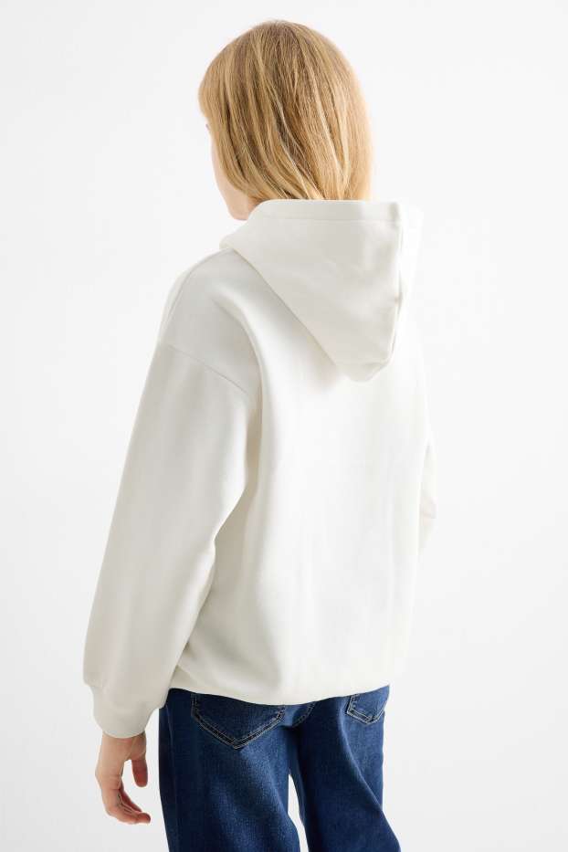 Children Girls - Peanuts - hoodie - white