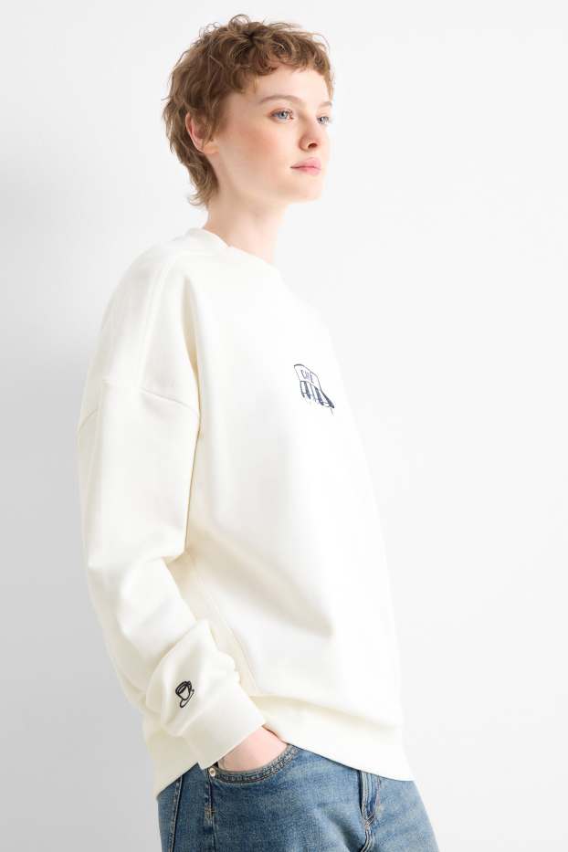 Damen - Sweatshirt - weiss