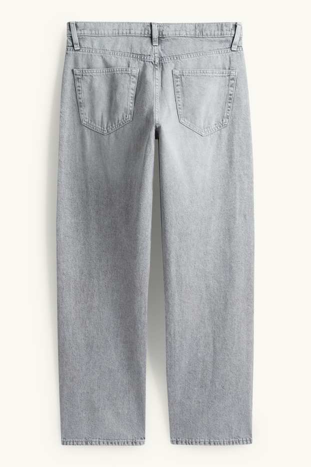 Hommes - Relaxed jean - jean gris clair