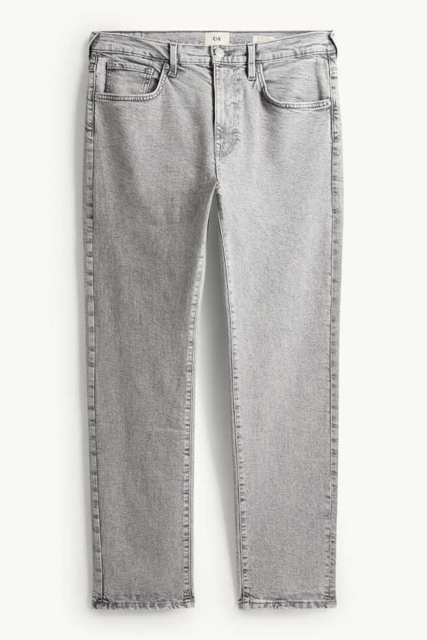 Hommes - Straight jean - jean gris clair