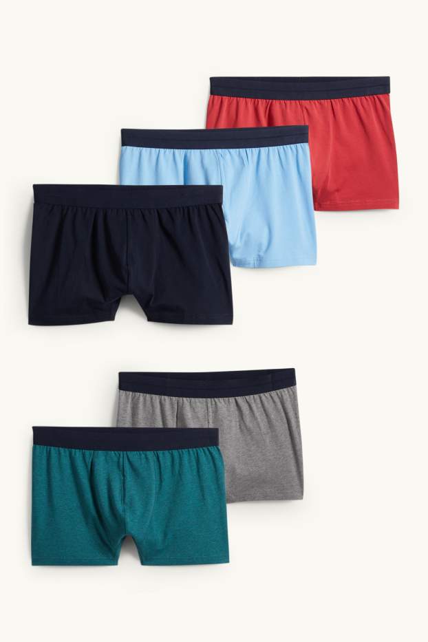 Hommes - Lot de 5 - boxers - coloré