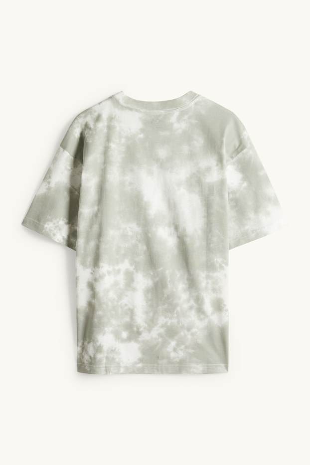 Kinderen: jongens - Skateboard - T-shirt - met patroon - grijs